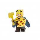 LEGO Compatible Minecraft Beekeeper with Honeycomb Custom Printed Minifigure Brick Toys Gift
