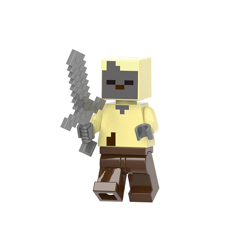LEGO Compatible Minecraft Husk Custom Printed Minifigure Brick Toys Gift