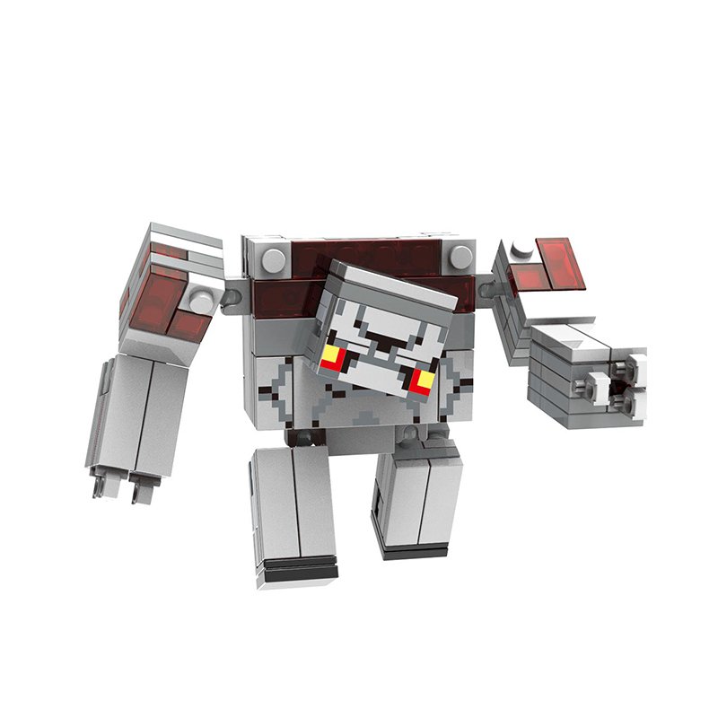 Redstone Golem Minecraft Mob Custom LEGO Minifigure Toy Gift