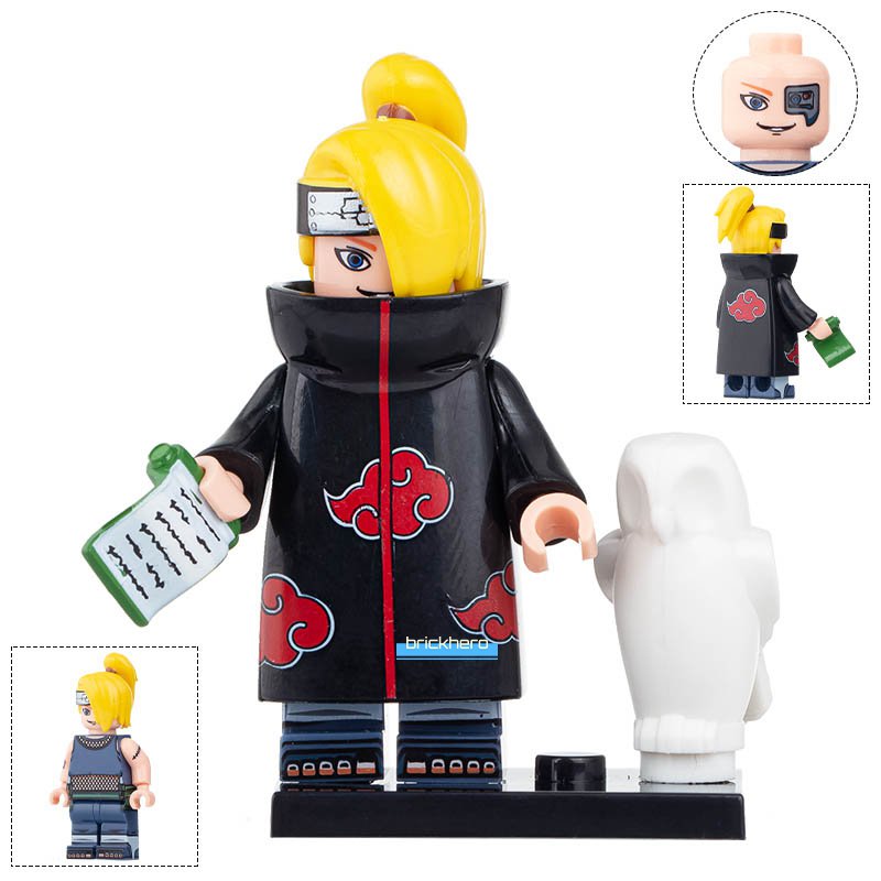 LEGO Compatible Anime Naruto Shippuden Deidara Custom Printed Minifigure Brick Toys Gift