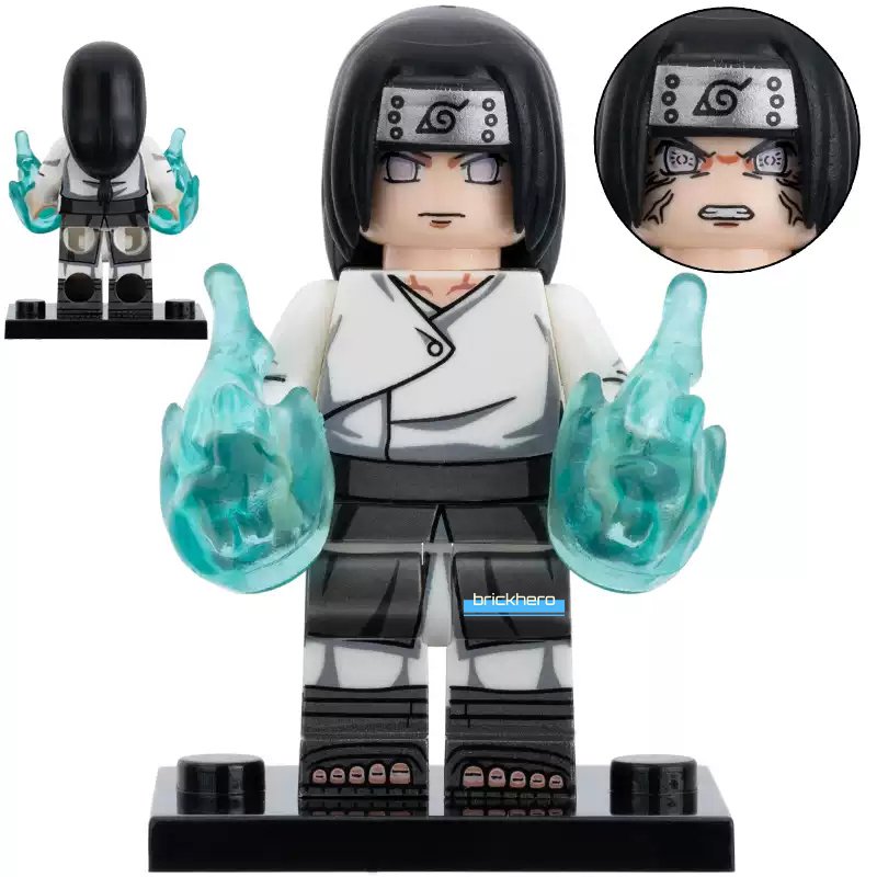 LEGO Compatible Anime Naruto Shippuden Hyuga Neji Custom Printed Minifigure Brick Toys Gift
