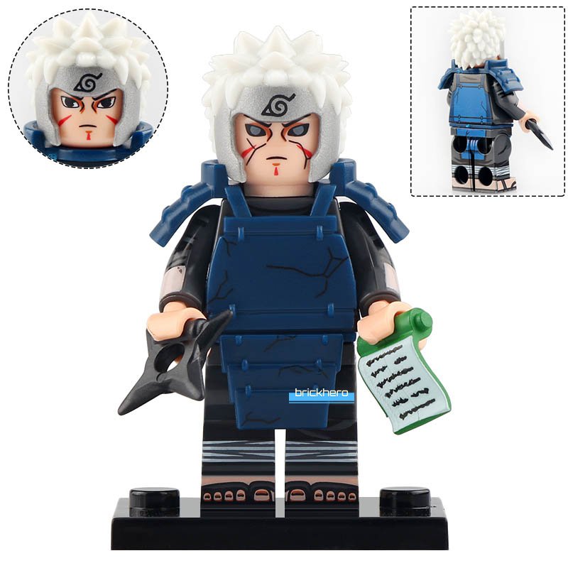 LEGO Compatible Anime Naruto Shippuden Senju Tobirama Custom Printed Minifigure Brick Toys Gift