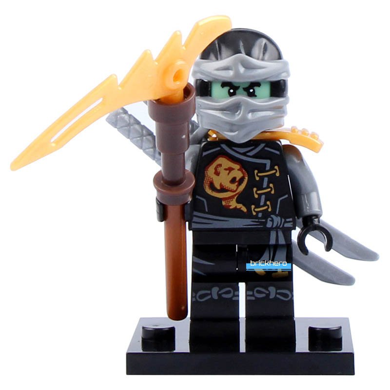 LEGO Compatible Ninjago Ghost Cole (Destiny Robes) Custom Printed Minifigure Brick Toys Gift