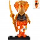 LEGO Compatible Ninjago Secrets of the Forbidden Spinjitzu Gold Pyro Snake Minifigure Brick Toy Gift