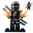 LEGO Compatible Ninjago The Hands of Time Cole (Honour Robe) Custom Printed Minifigure Brick Toys