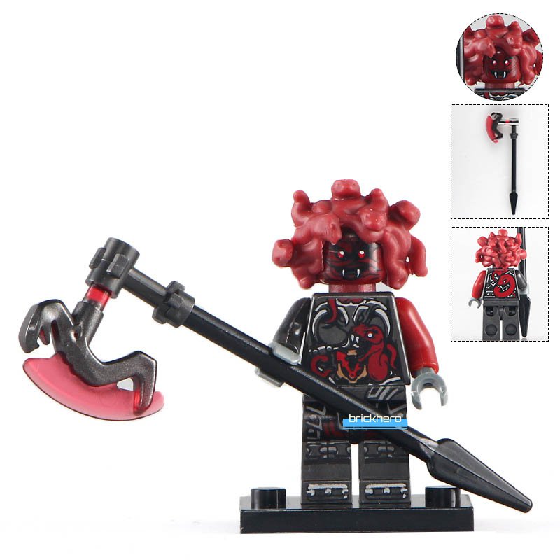 LEGO Compatible Ninjago The Hands of Time General Machia Custom Printed Minifigure Brick Toys Gift