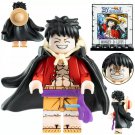 LEGO Compatible Anime One Piece Monkey D. Luffy (Straw Hat) Custom Printed Minifigure Brick Toys