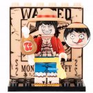 LEGO Compatible Anime One Piece Monkey D. Luffy Custom Printed Minifigure Brick Toys Gift