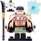 LEGO Compatible Anime One Piece Whitebeard (Edward Newgate) Custom Printed Minifigure Brick Toy Gift