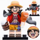 LEGO Compatible Japan Animation One Piece Monkey D. Luffy  Custom Printed Minifigure Brick Toys Gift