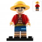 LEGO Compatible One Piece Luffy (Straw Hat Pirates) Custom Printed Minifigure Brick Toys Gift