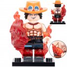 LEGO Compatible One Piece Portgas D. Ace (Fire Fist Ace) Custom Printed Minifigure Brick Toys Gift