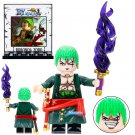 LEGO Compatible One Piece Roronoa Zoro Custom Printed Minifigure Brick Toys Gift