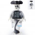 LEGO Compatible Pirates of the Caribbean Officer Santos Custom Printed Minifigure Brick Toys Gift