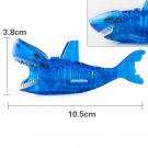 LEGO Compatible Pirates of the Caribbean Transparent Blue Shark Custom Printed Minifigure Brick Toys