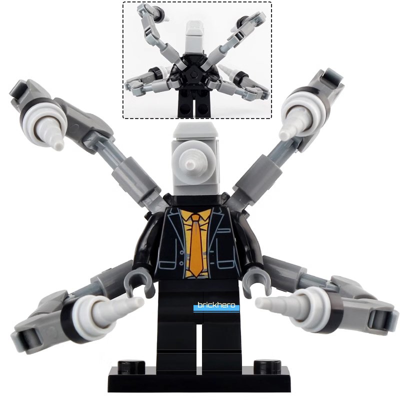 LEGO Compatible Skibidi Toilet Drillman Custom Printed Minifigure Brick Toys Gift