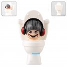 LEGO Compatible Skibidi Toilet JD Toilet Man Custom Printed Minifigure Brick Toys Gift