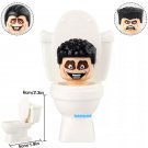 LEGO Compatible Toilet Man from Skibidi Toilet Custom Printed Minifigure Brick Toys Gift