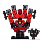 LEGO Compatible Upgraded Titan Speakerman Skibidi Toilet Custom Printed Minifigure Brick Toys Gift