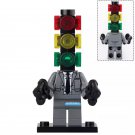 Traffic Light Man Skibidi Toilet Lego Compatible Minifigure Brick Toys Gift