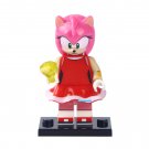 LEGO Compatible Sonic the Hedgehog Amy Rose Custom Printed Minifigure Brick Toys Gift