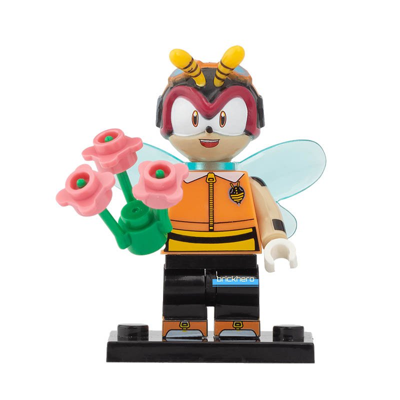LEGO Compatible Sonic the Hedgehog Charmy Bee (Team Chaotix) Custom Printed Minifigure Brick Toys