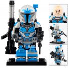 LEGO Compatible Disney Star Wars Armored Mandalorian Custom Printed Minifigure Brick Toys Gift