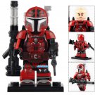 LEGO Compatible Disney Star Wars Mandalorian Heavy Armor Custom Printed Minifigure Brick Toys Gift