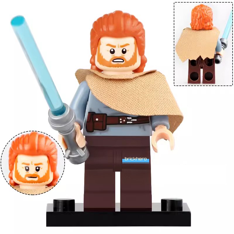 LEGO Compatible Disney Star Wars Obi-Wan Kenobi Custom Printed Minifigure Brick Toys Gift
