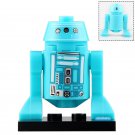 LEGO Compatible Star Wars Astromech Droid (Dark Turquoise) Custom Printed Minifigure Brick Toys Gift