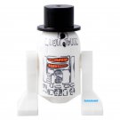 LEGO Compatible Star Wars Astromech Droid (R2-D2 Snowman) Custom Printed Minifigure Brick Toys Gift