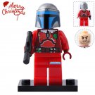 LEGO Compatible Star Wars Jango Fett (Christmas Themed) Custom Printed Minifigure Brick Toys Gift