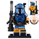 LEGO Compatible Star Wars Mandalorian Armored Paz Vizla Custom Printed Minifigure Brick Toys Gift