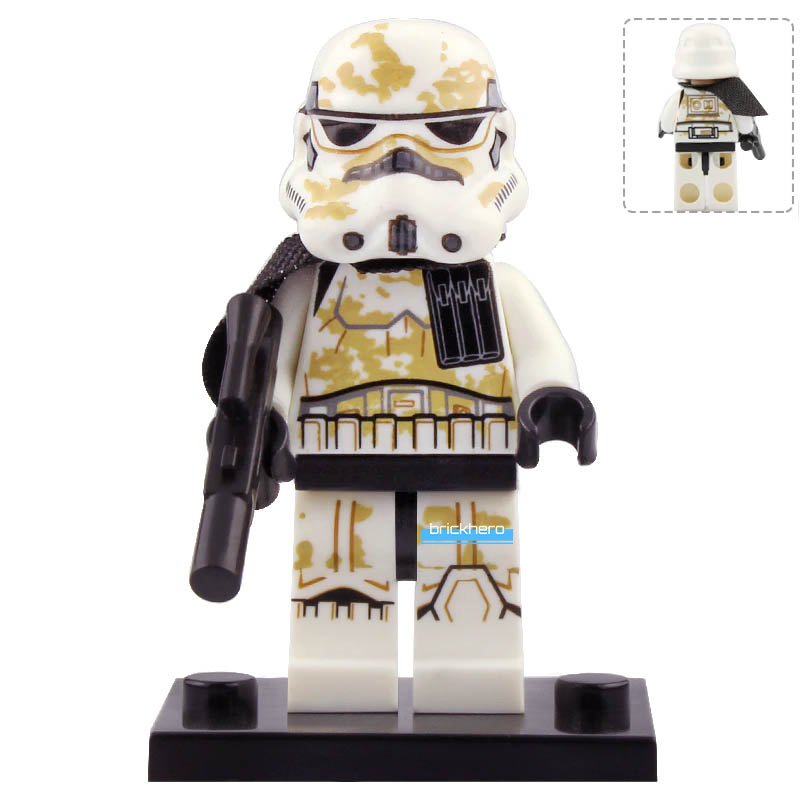LEGO Compatible Star Wars Original Trilogy Sandtrooper Custom Printed Minifigure Brick Toys Gift