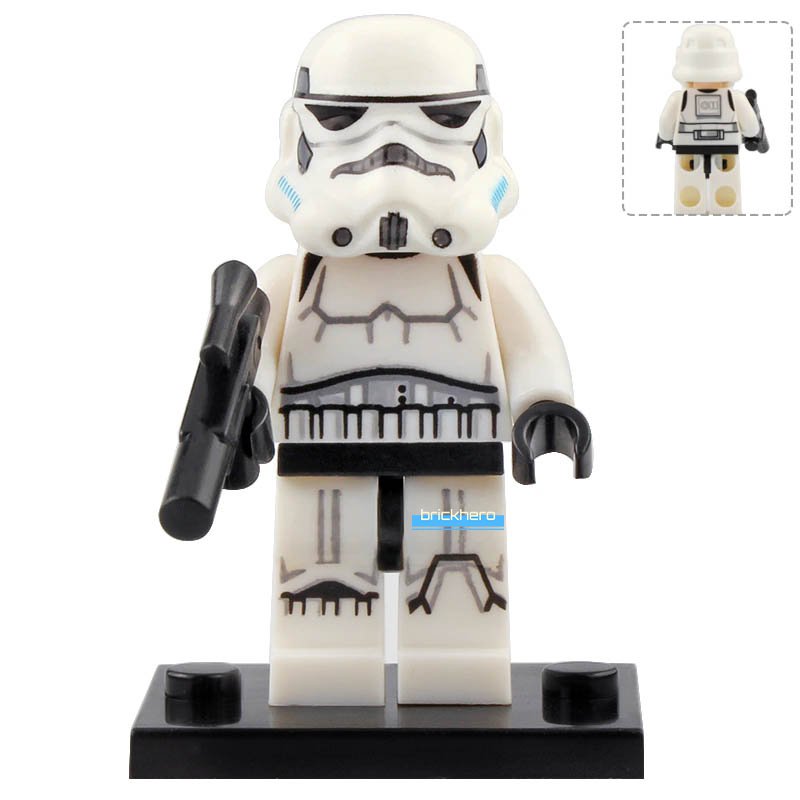 LEGO Compatible Star Wars Original Trilogy Stormtrooper Custom Printed Minifigure Brick Toys Gift