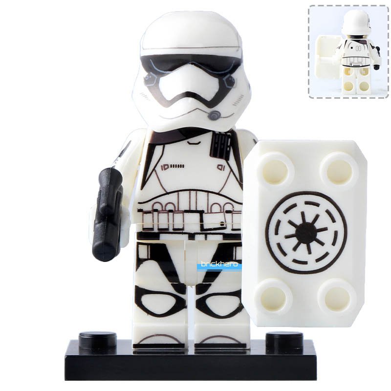 LEGO Compatible Star Wars Riot Trooper Custom Printed Minifigure Brick Toys Gift