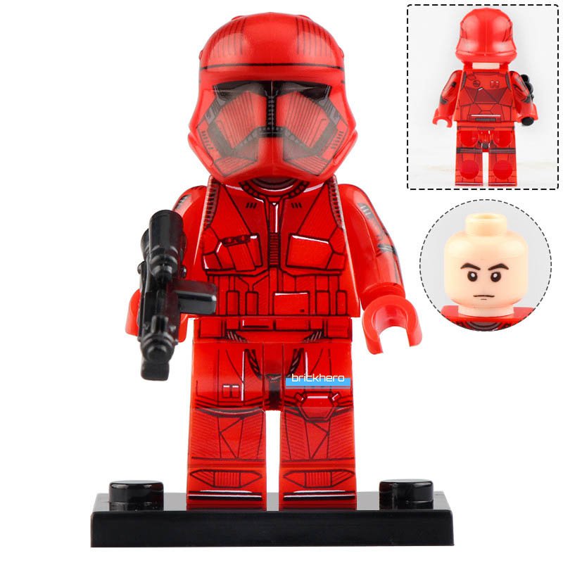 LEGO Compatible Star Wars Rise of Skywalker Sith Trooper Custom Printed Minifigure Brick Toys Gift