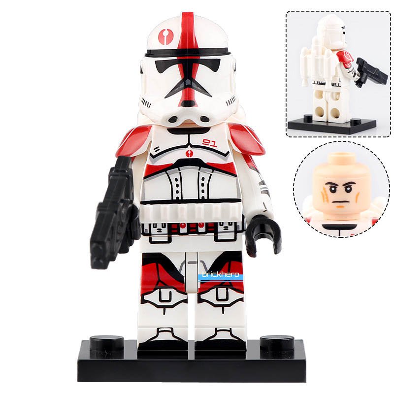 LEGO Compatible Star Wars The Clone Wars 91st Recon Corps Clone Trooper Minifigure Brick Toys Gift