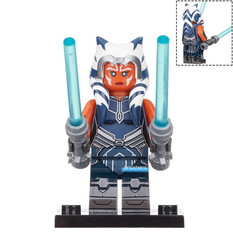 LEGO Compatible Star Wars The Clone Wars Ahsoka Tano Custom Printed Minifigure Brick Toys Gift