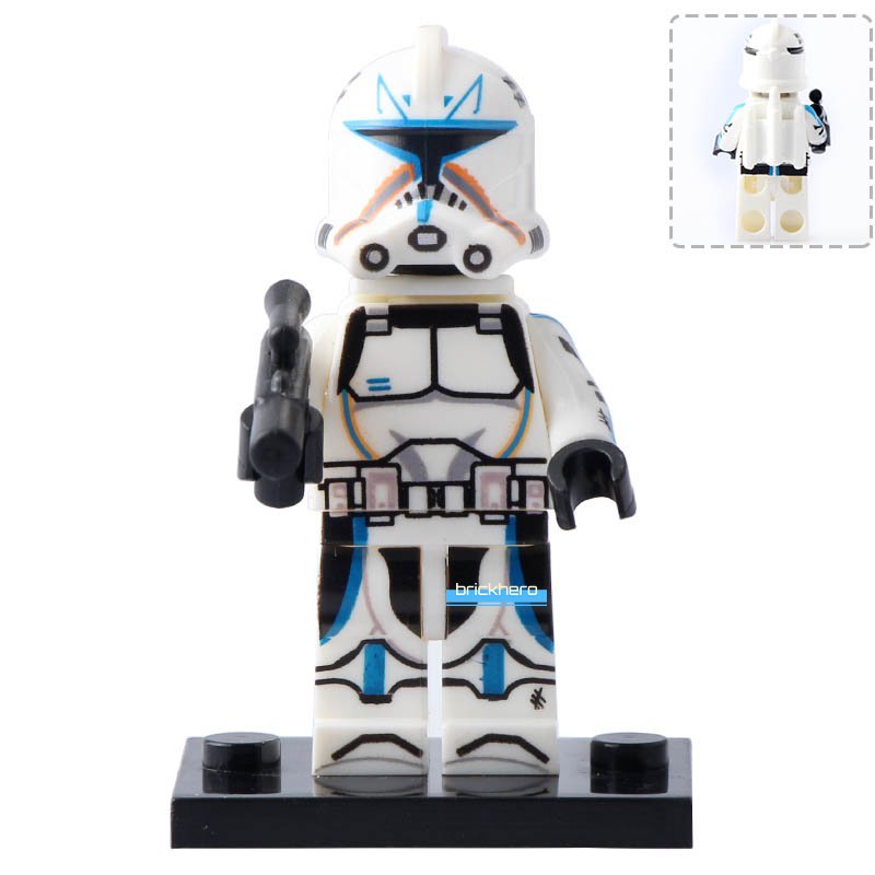 LEGO Compatible Star Wars The Clone Wars Captain Rex (Phase 2) Custom Printed Minifigure Brick Toys