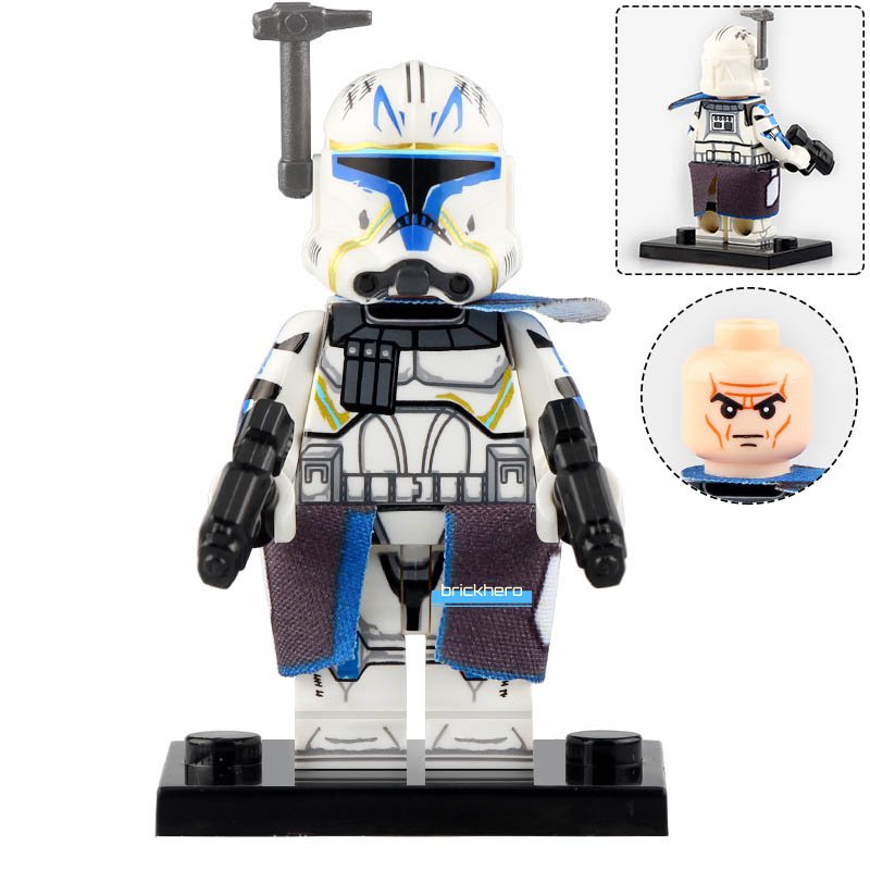LEGO Compatible Star Wars The Clone Wars Captain Rex Custom Printed Minifigure Brick Toys Gift