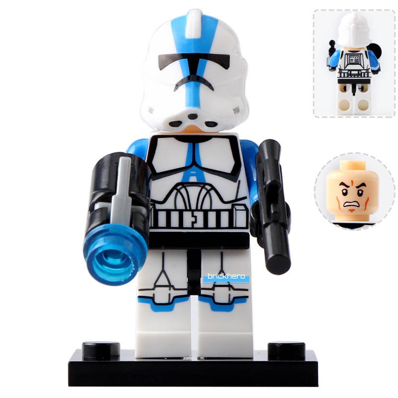 LEGO Compatible Star Wars The Clone Wars Clone Commander Appo Custom Printed Minifigure Brick Toys