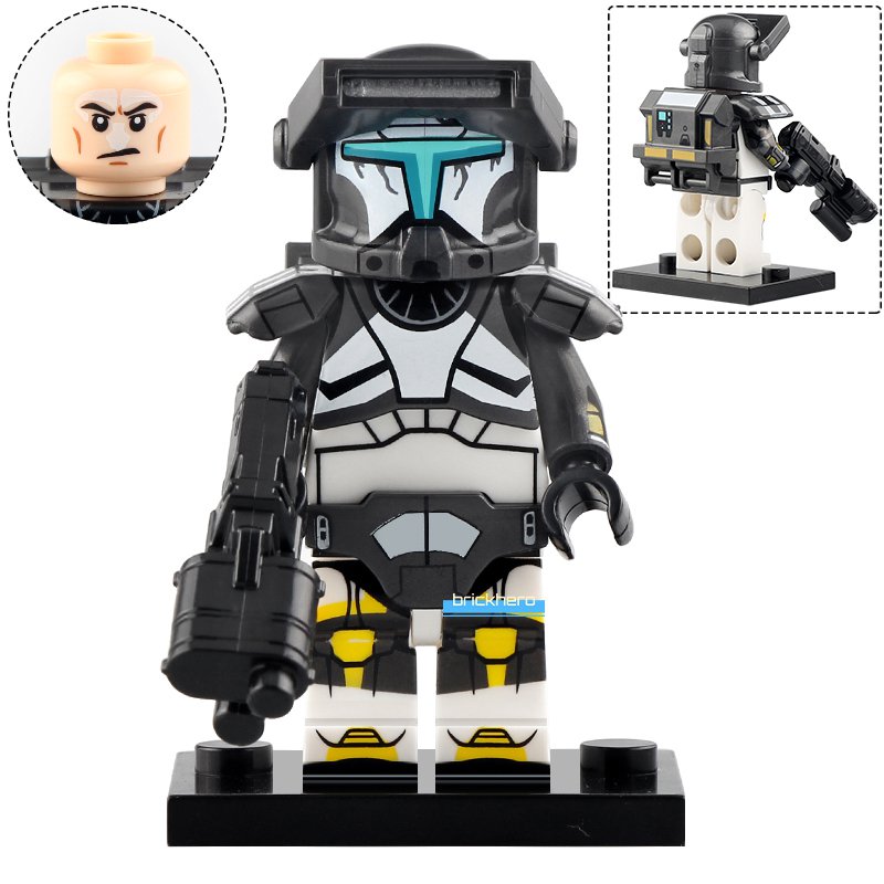 LEGO Compatible Star Wars The Clone Wars Clone Commando Scorch Custom Printed Minifigure Brick Toys