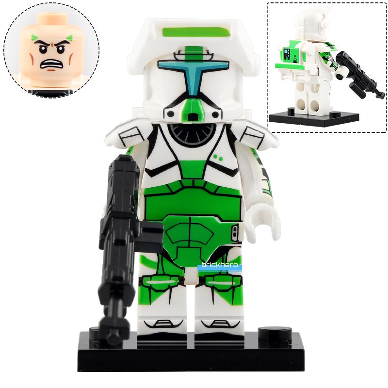 LEGO Compatible Star Wars The Clone Wars Fixer (Clone Commando) Custom Printed Minifigure Brick Toys