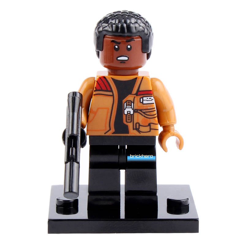 LEGO Compatible Star Wars The Force Awakens Finn Custom Printed Minifigure Brick Toy Gift