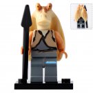 LEGO Compatible Star Wars The Phantom Menace Jar Jar Binks Custom Printed Minifigure Brick Toys Gift