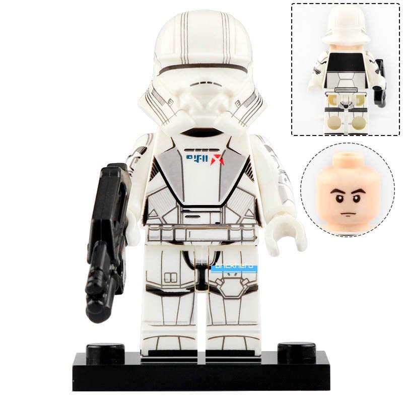 LEGO Compatible Star Wars The Rise of Skywalker First Order Jet Trooper Custom Minifigure Brick Toys