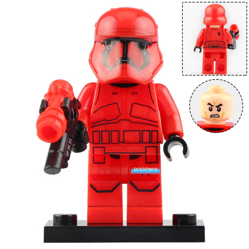 LEGO Compatible Star Wars The Rise of Skywalker Sith Trooper Custom Printed Minifigure Brick Toys