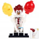 LEGO Compatible Horror Film It Pennywise (2017) Custom Printed Minifigure Brick Toys Gift