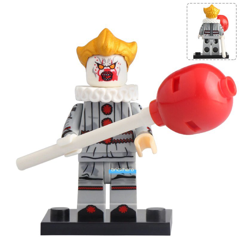 LEGO Compatible Horror Movie It Pennywise (Dancing Clown) Custom Printed Minifigure Brick Toys Gift